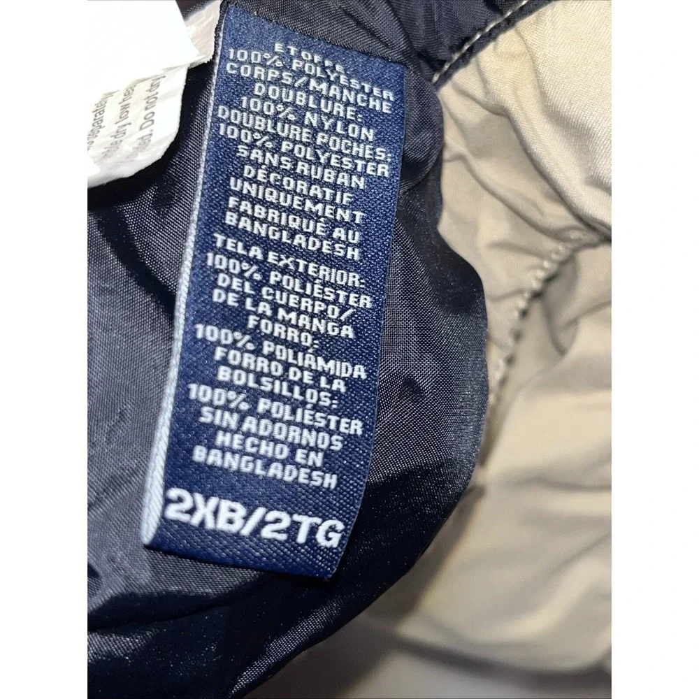 Chaps Men's 2XB Khaki Jacket Zip Front